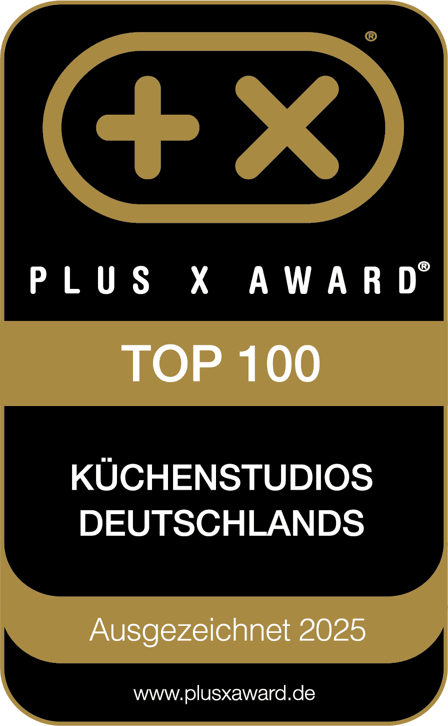 Plus X Award – Top 100 Küchenstudios Deutschlands 2025
